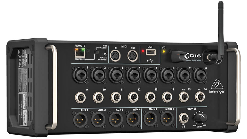 Behringer xr16 подключение к компьютеру